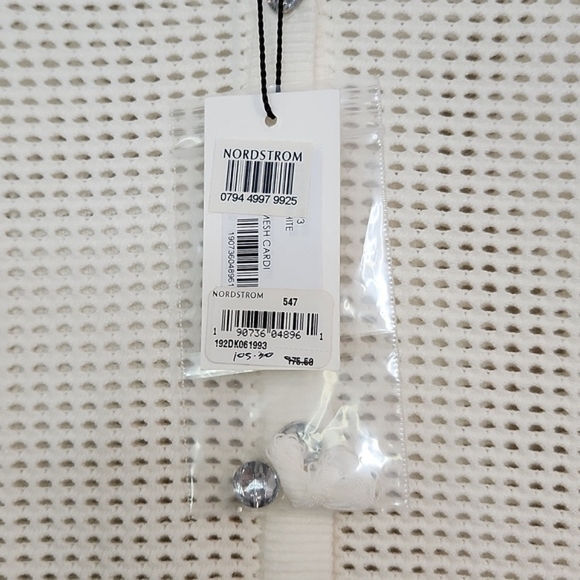 Milly Minis Perforated Cardigan Sweater, Size 2 ~ NWT - Picture 5 of 10